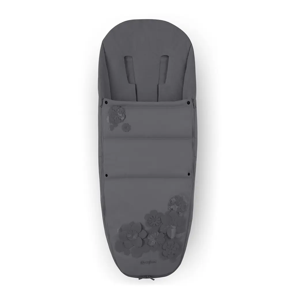 Чохол для ніг Cybex Platinum Simply Flowers Grey - фото 3