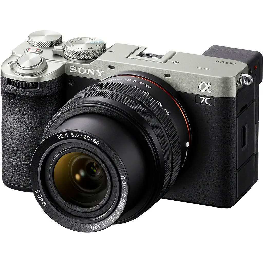 Бездзеркальний фотоапарат Sony Alpha A7C II Kit FE f/4-5.6 28-60mm Silver (ILCE7CM2LS) [132926] - фото 3