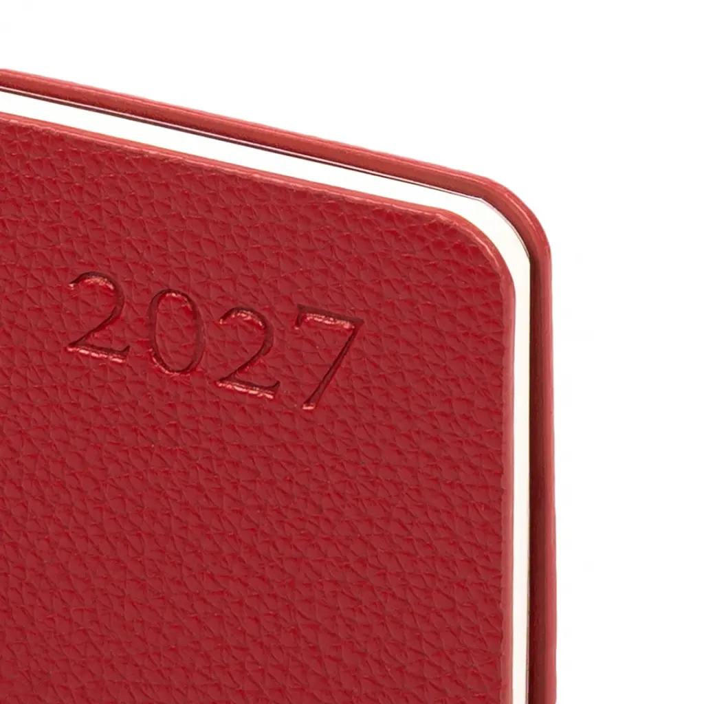 Щотижневик Leo Planner 2027 Binario 10х17 см м'який бордовий 128 сторінок (252739) - фото 2