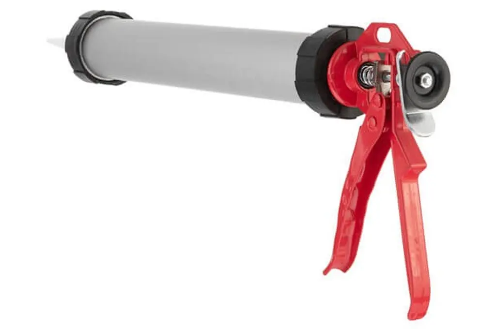 Пистолет монтажный для силикона Intertool тубус 375 мм х 600 мл HT-0026 - фото 4