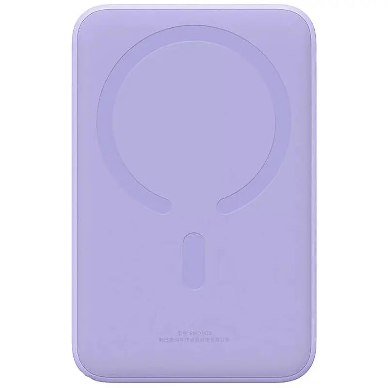 Портативний ЗП Power Bank Baseus Magnetic Mini OS 20W c БЗП 10000 mAh (PPCX110105) Purple - фото 2