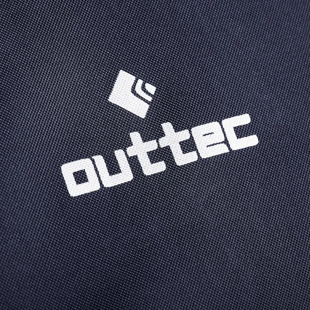 Шезлонг лежак садовий Outtec Lumia розкладний з дашком темно-синій - фото 3
