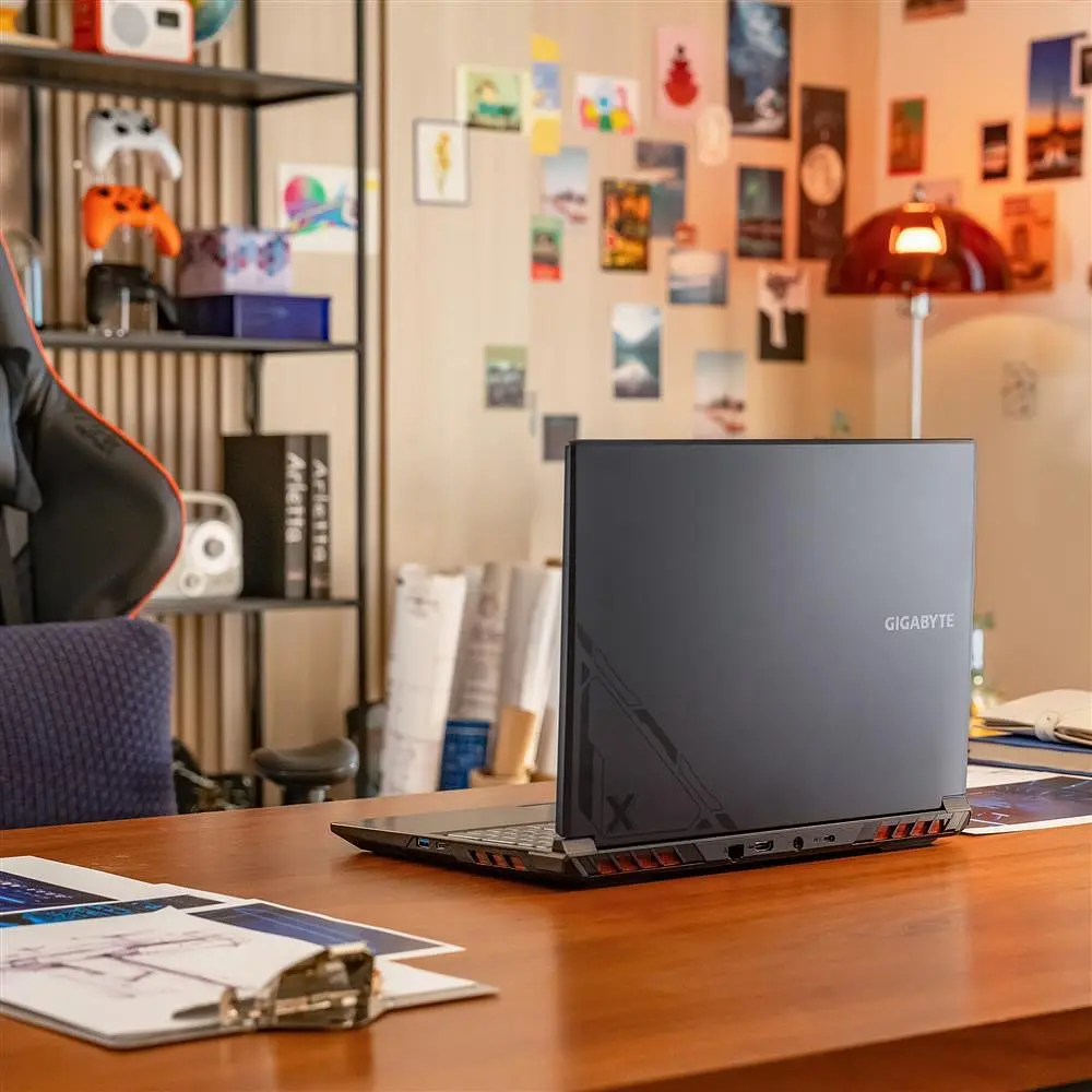 Ноутбук Ігровий Gigabyte G6X 9KG з процесором Intel Core i7-13650HX pana la 4.9GHz, 16'', Full HD+, 165Hz, 16GB DDR5 RAM, 1TB SSD, Nvidia RTX 4060 8GB GDDR6, No - фото 14