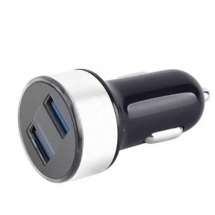 Автомобильное зарядное устройство на 2 USB черное АЗУ HZ HC6 - фото 3