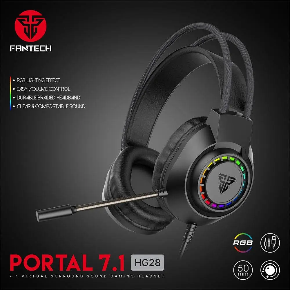 Игровые Наушники Fantech HG28 Portal Черный - фото 2