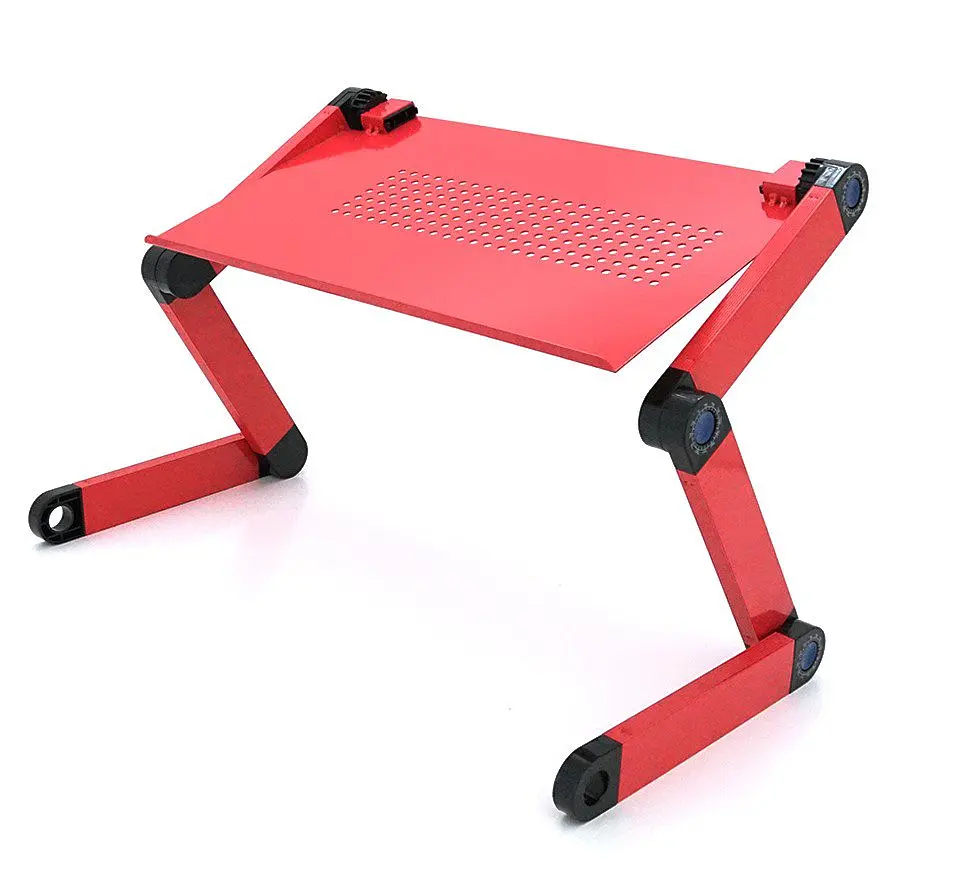 Стол-подставка для ноутбука Voltronic Aluminium Table Laptop 420x265 Red - фото 2