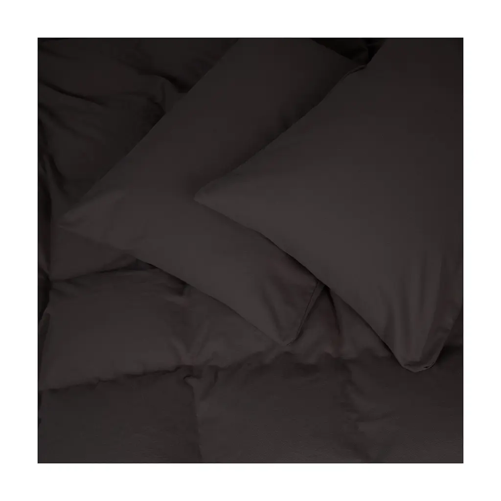 Постільна білизна MirSon 002 Black Фланель 220х240 King Size (2200009648243)