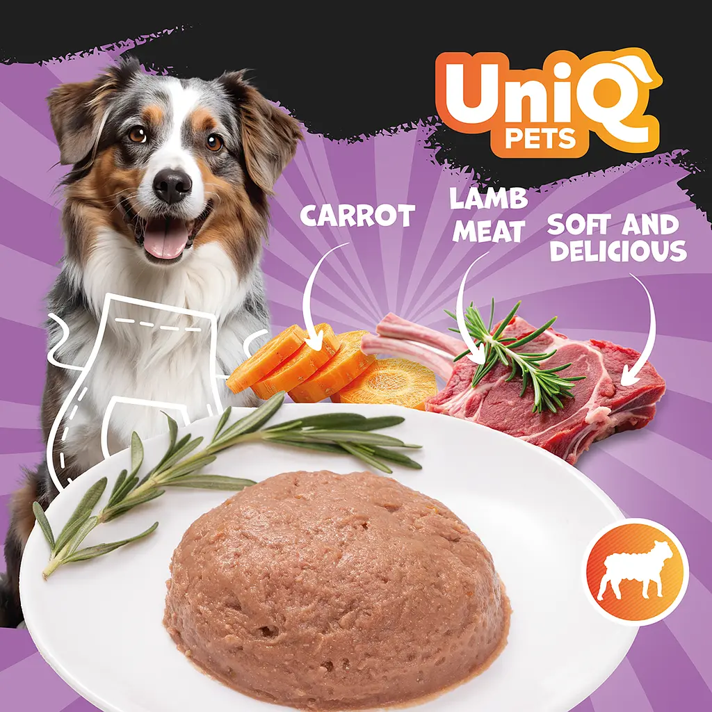 Консерви для собак UNIQ PETS DOG WET FOOD ROYAL LAMB з ягнятком, 375 г - фото 4