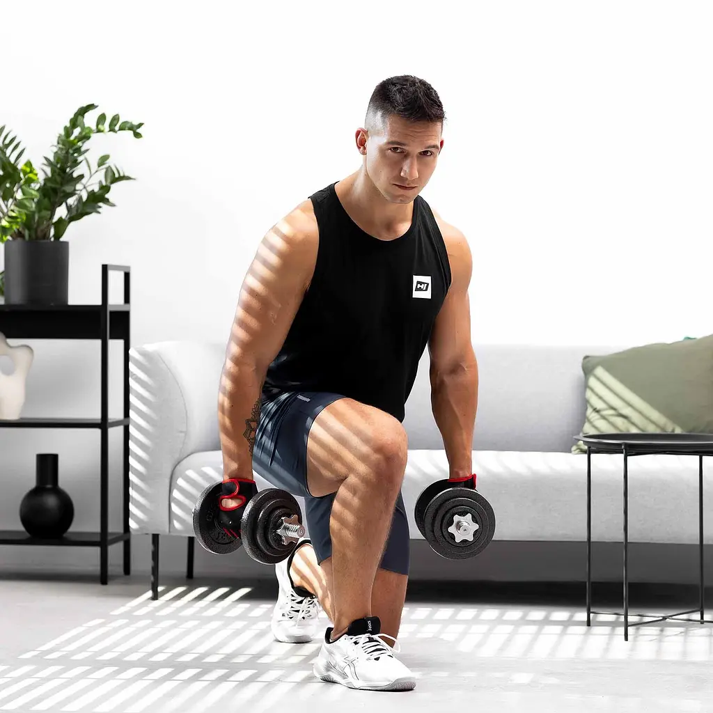 Гантели металлические Hop-Sport 2х10кг с удлиненным грифом - фото 13