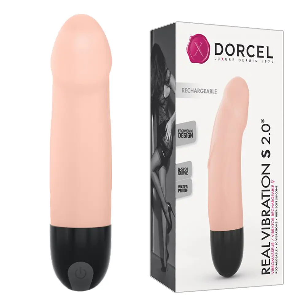 Вібратор Dorcel Real 2.0 S 15.2 см тілесний - фото 4