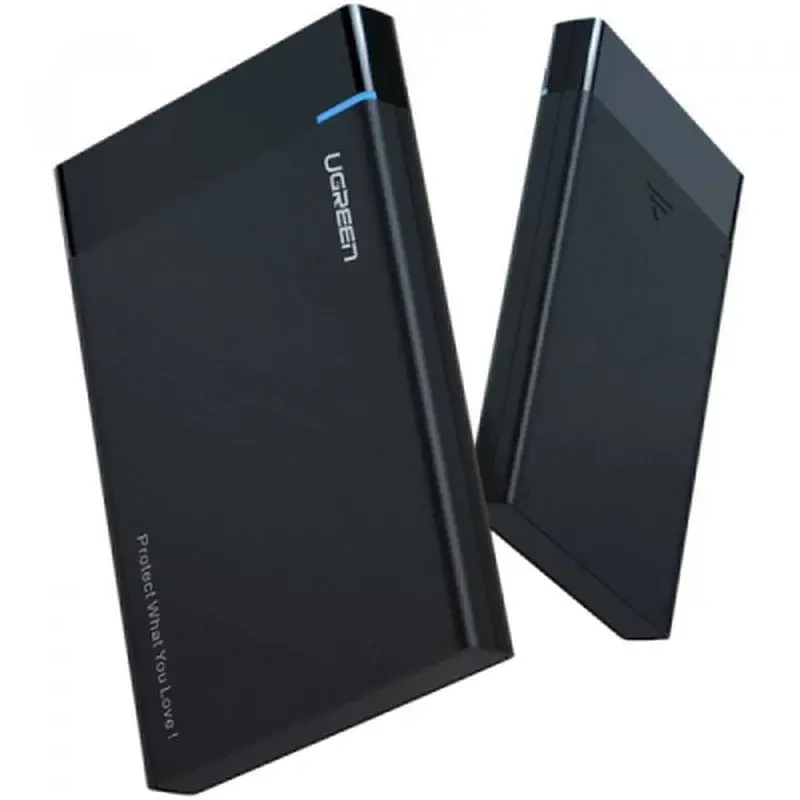 Кишеня зовнішня Ugreen USB 3.0 to M.2 SATA SSD US221 black (30848) - фото 3