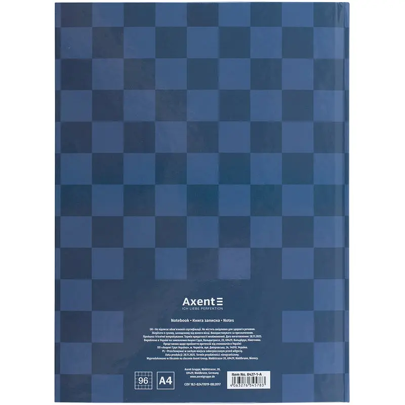 Записная книга Axent Mosaic A4- синий 96 листов (8427-1-A) - фото 5
