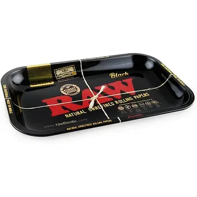 Поднос Raw Metal Rolling Tray Black Small - фото 2