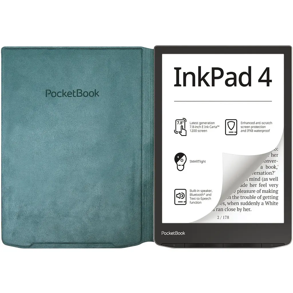 Обкладинка PocketBook 7.8", InkPad(PB743), Flip cover, темно зелена - фото 4