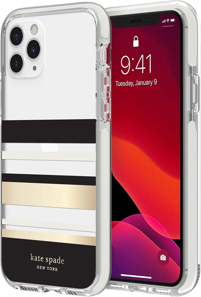 Чохол Kate Spade NY Defensive Hardshell для Apple iPhone 11 Pro (KSIPH-133-PSBGC) Park Stripe