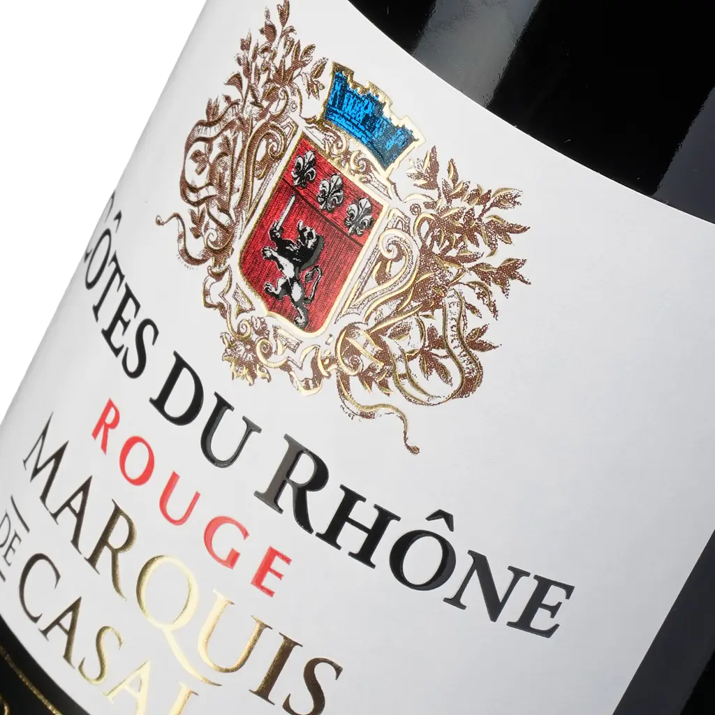 Вино Marquis de Casal Cotes du Rhone Rouge AOC червоне сухе 0.75 л - фото 5