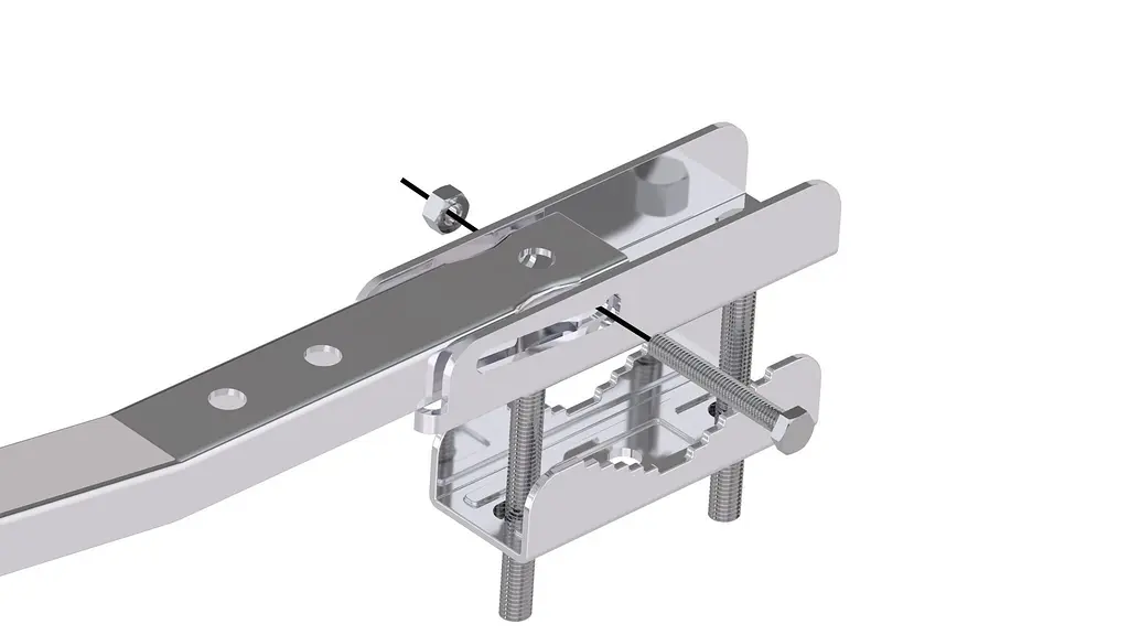 Сушарка для білизни навісна Colombo Balcony with clamps (STZAN2) - фото 5