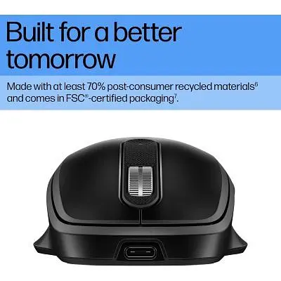 Мишка HP 510 Ultra-Fast Rechargeable Wireless Black (9C2F6AA) - фото 4
