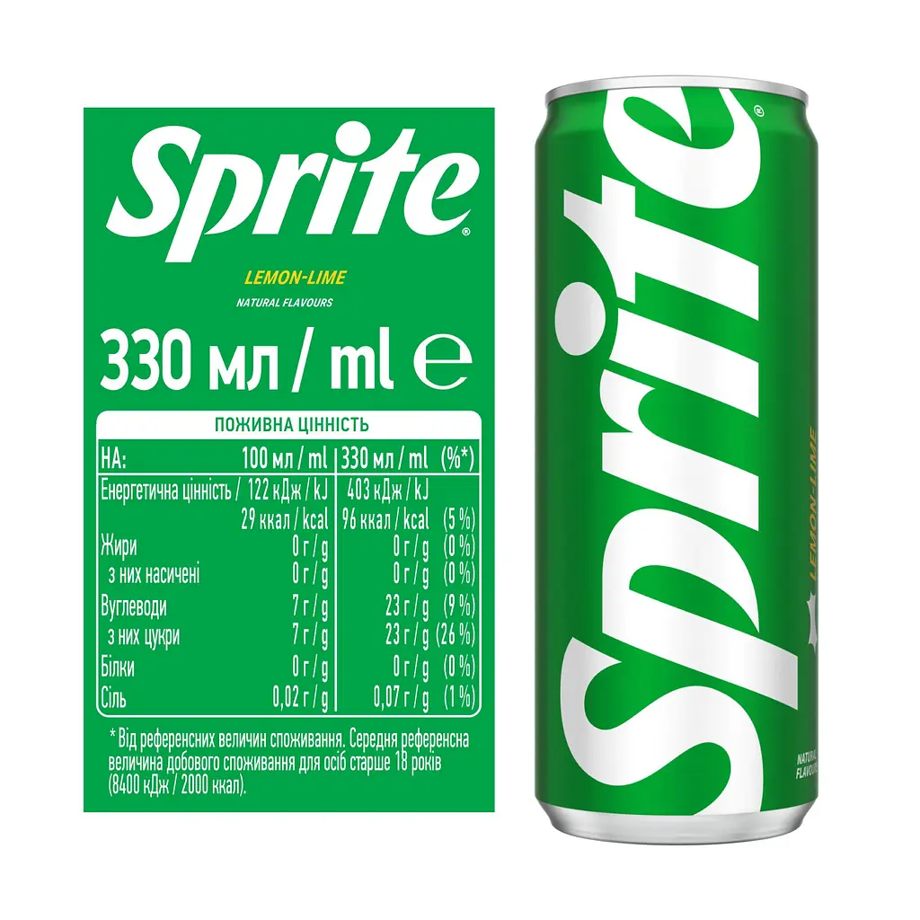 Напиток Sprite безалкогольный 330 мл (48593) - фото 7
