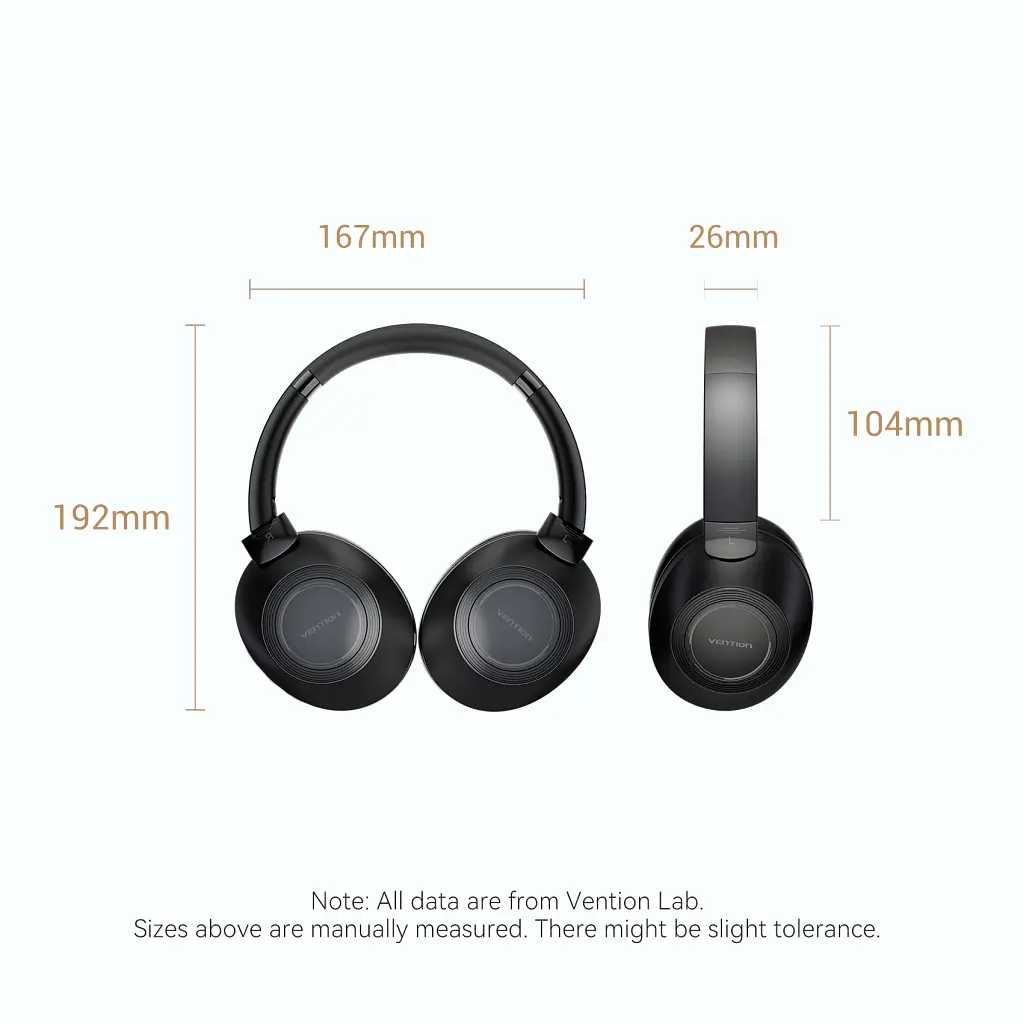 Навушники Vention S11 SoundMate Wireless Black (NBBB0) - фото 11