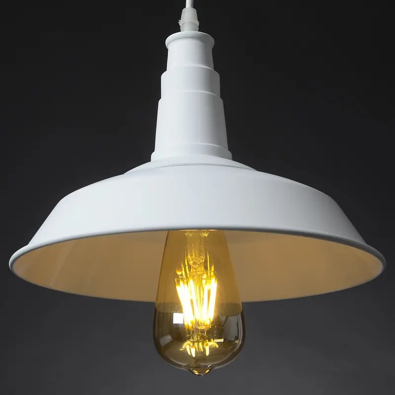 Люстра подвесная Brille лофт в спальню E27 60W WH (BL-221S/1) - фото 7