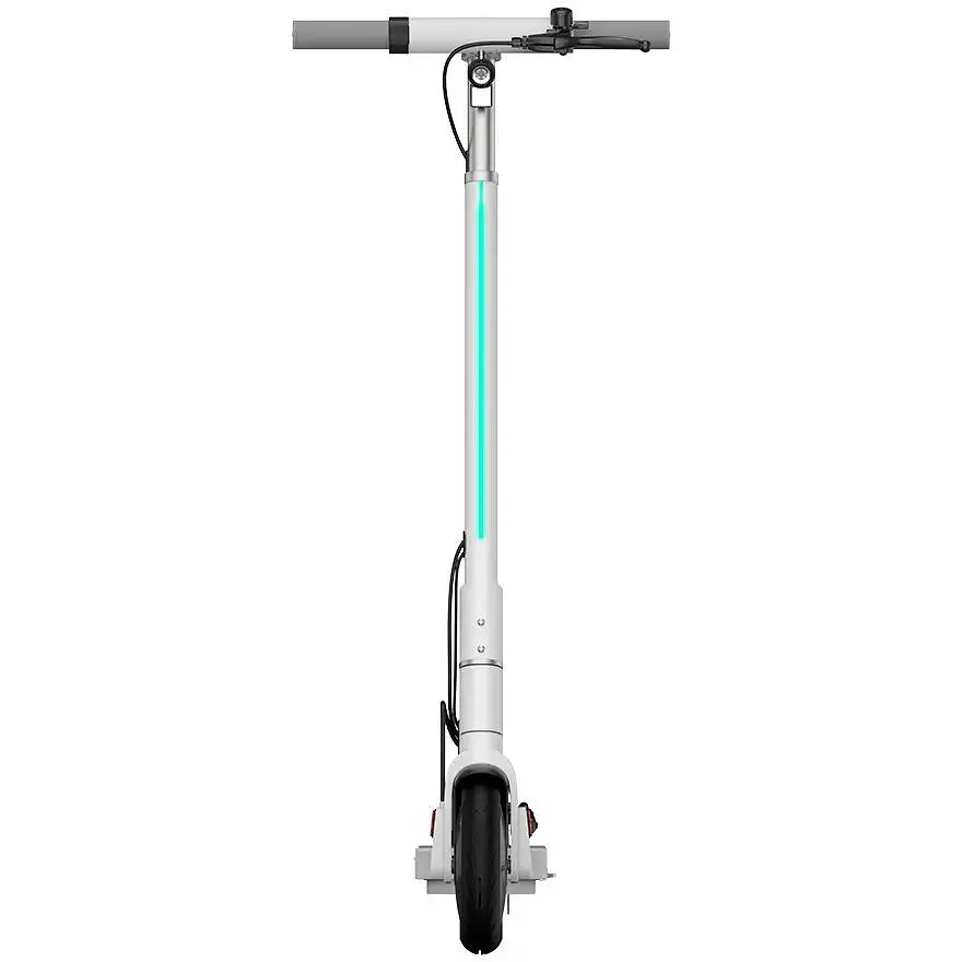 Електросамокат OKAI ES20 NEON складаний 300/600W 9.8Ah швидкість 25 км/год до 40 км NFC App колеса 8.5" навантаження 100 кг White - фото 4