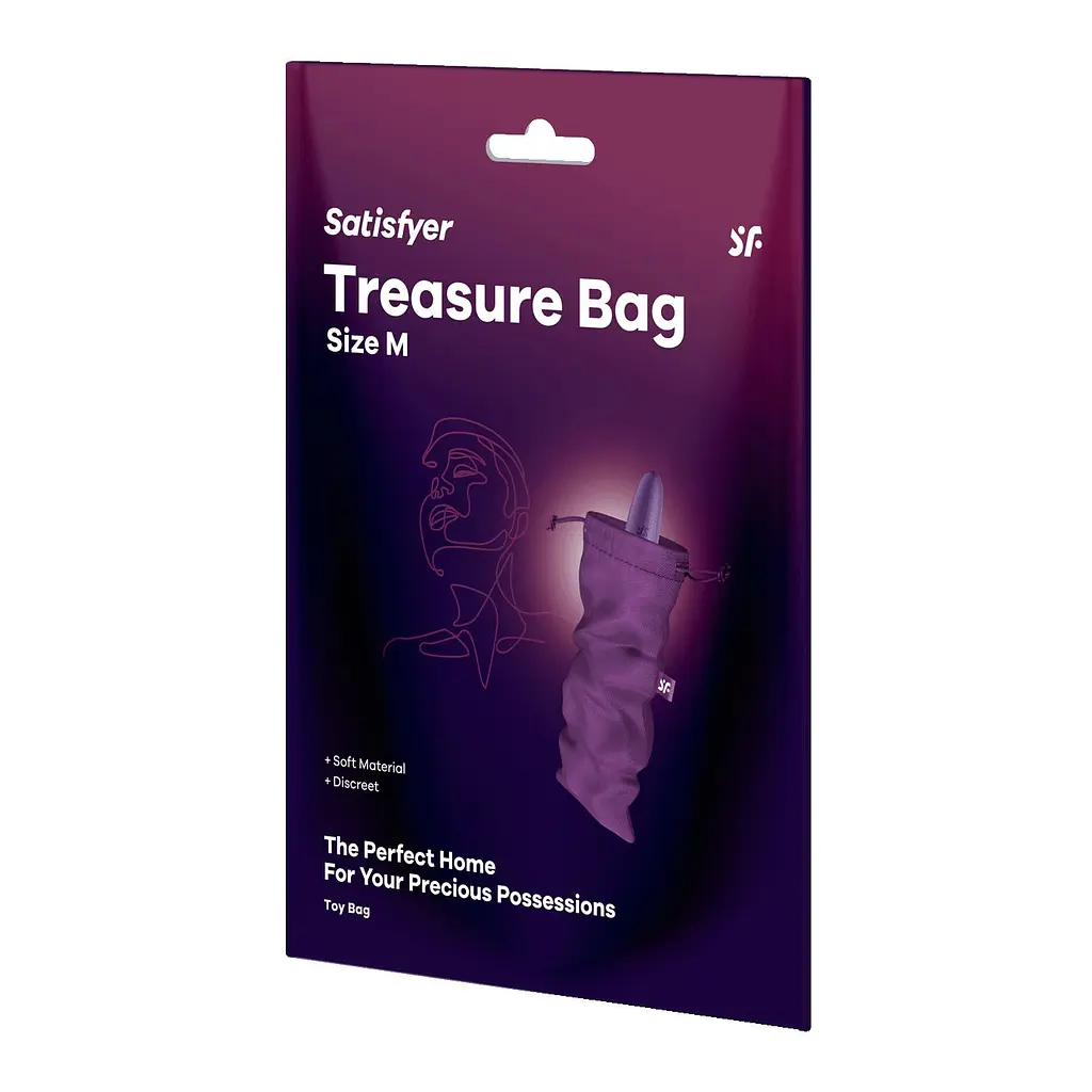 Мішечок для зберігання іграшок Satisfyer Treasure Bag M Violet Satisfyer IG059969; SX0547 98412 - фото 3