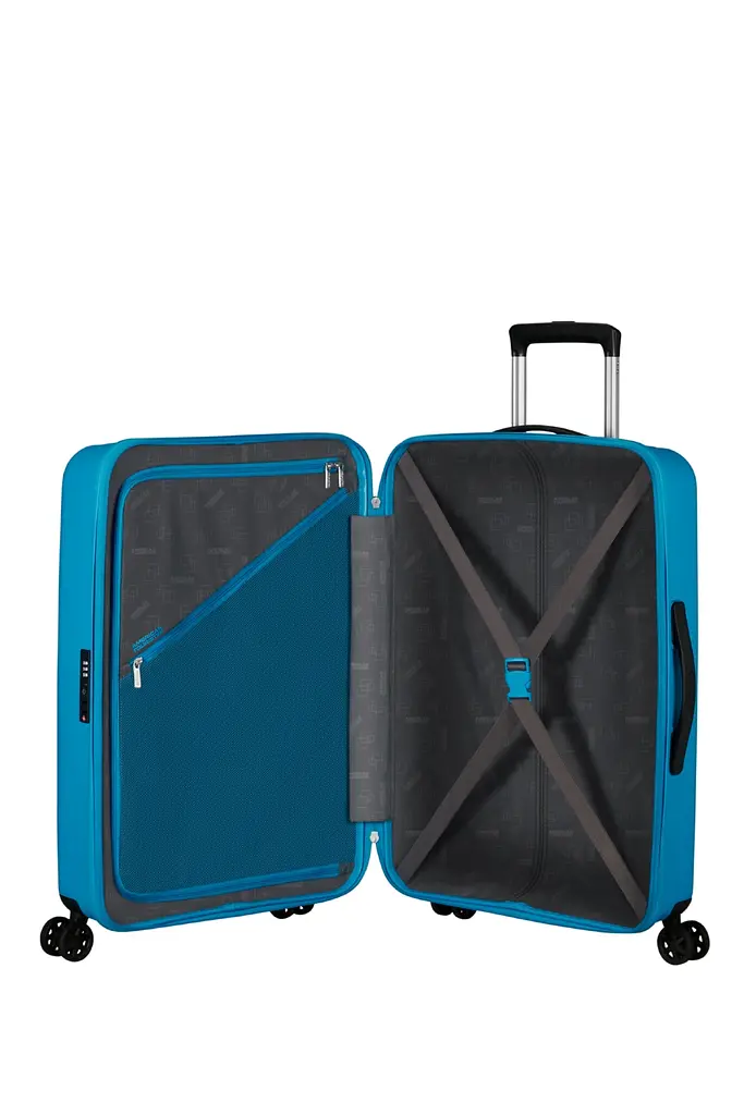 Чемодан American Tourister REJOY AZURE BLUE 68x47x26 68 см Mstrong*31002 - фото 2