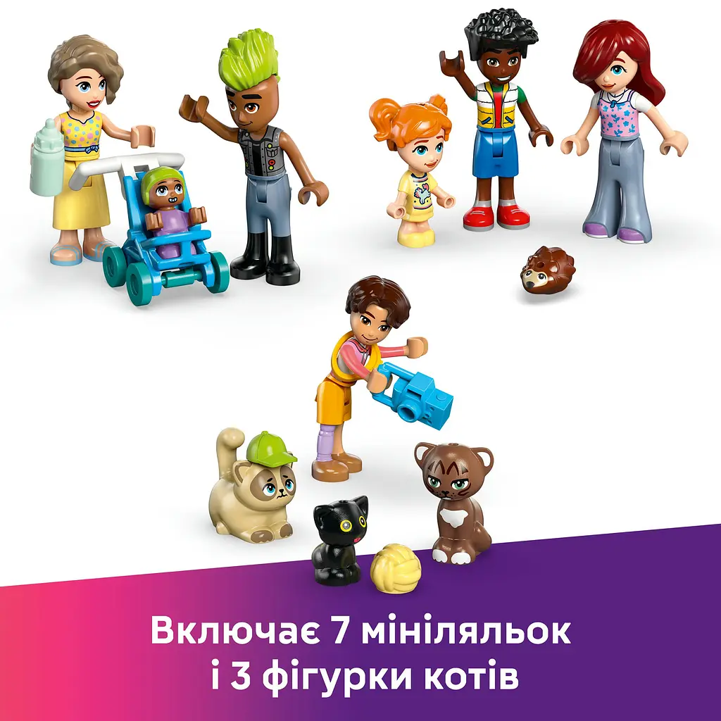 Конструктор LEGO Friends Хартлейк-Сіті. Квартири та крамниці 2040 деталей (42670) - фото 11