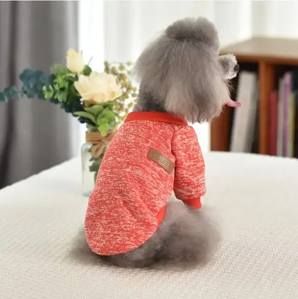 Кофта для собак та котів EcoToys Red M ряба червона A: 30 см B: 37 см C: 24 см 7106 - фото 8