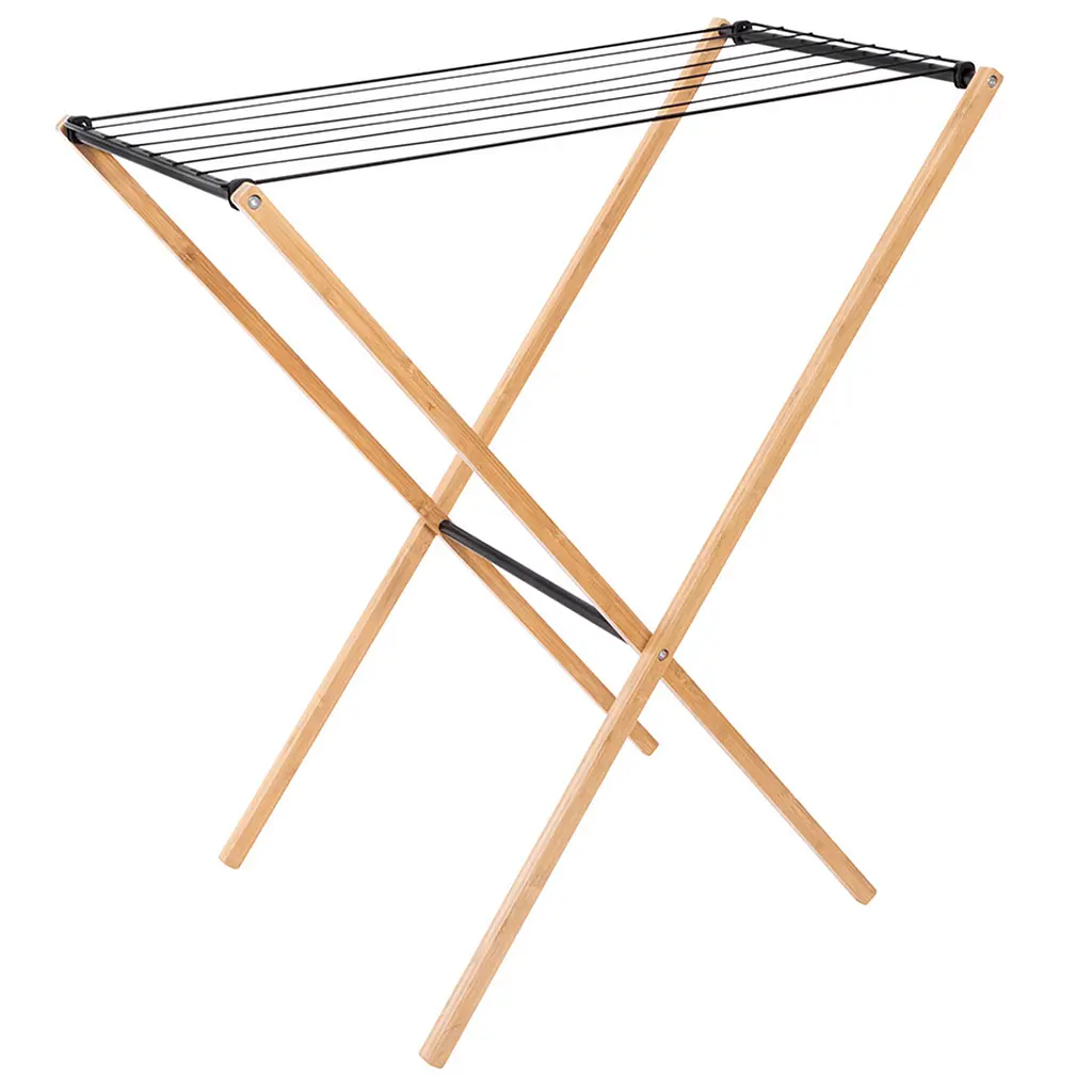 Сушарка для білизни підлогова Casa Si Bamboo Dryer S Braun (CS92303W06) - фото 6