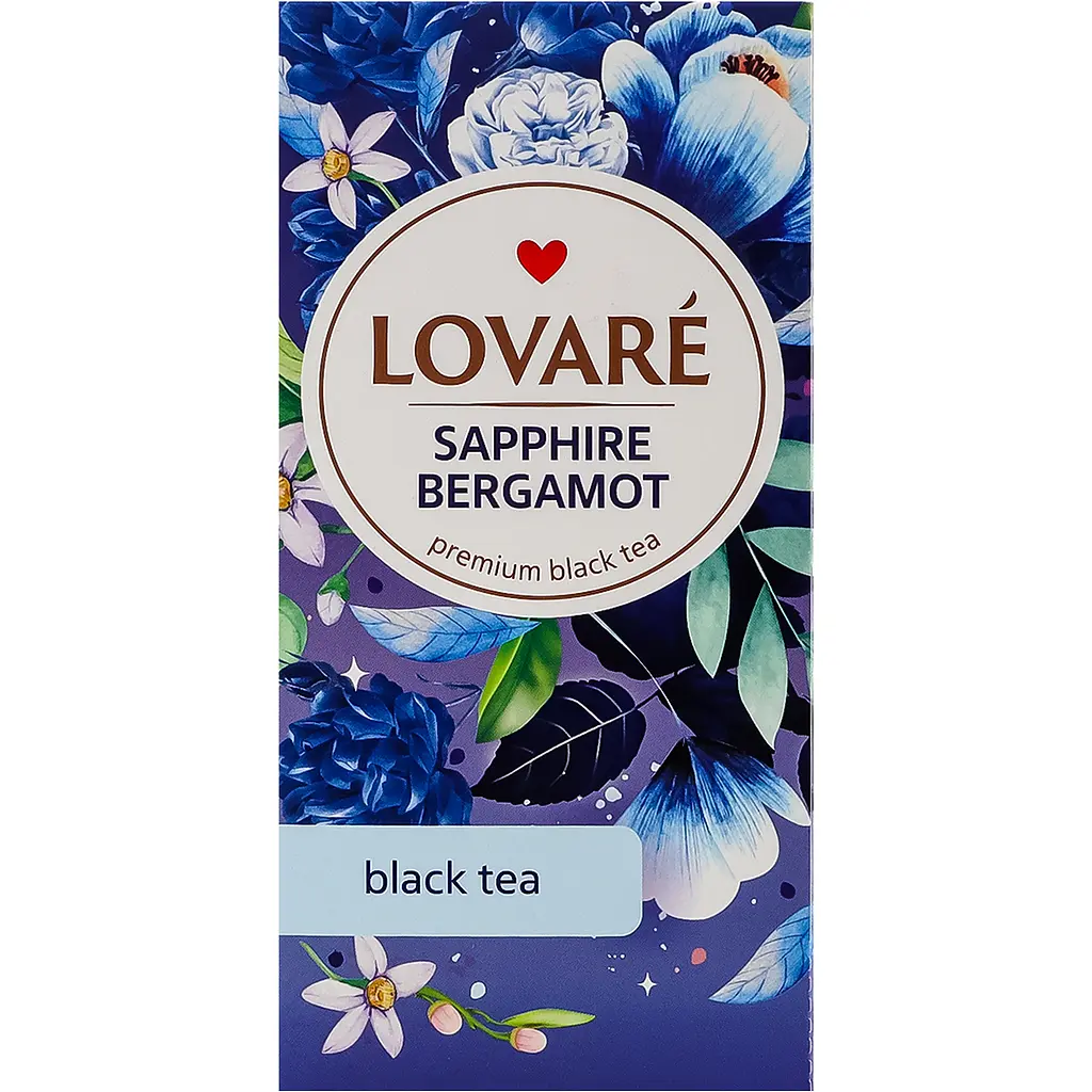 Чай чорний Lovare Sapphire Bergamot 48 г (24 шт. х 2 г) - фото 2