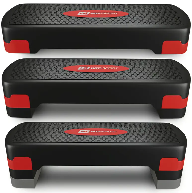 Степ платформа Hop-Sport HS-PP033AS чорно-червона - фото 7