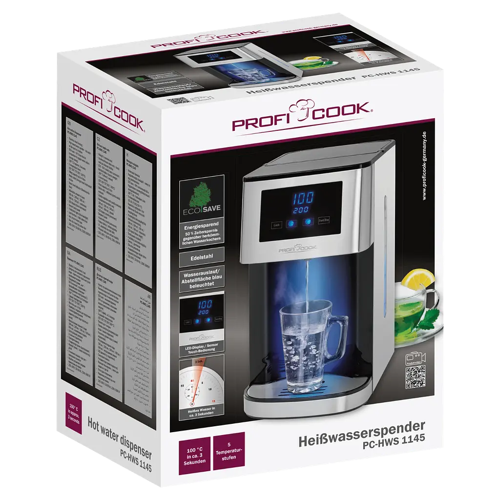 Дозатор гарячої води ProfiCook PC-HWS 1145 - фото 6