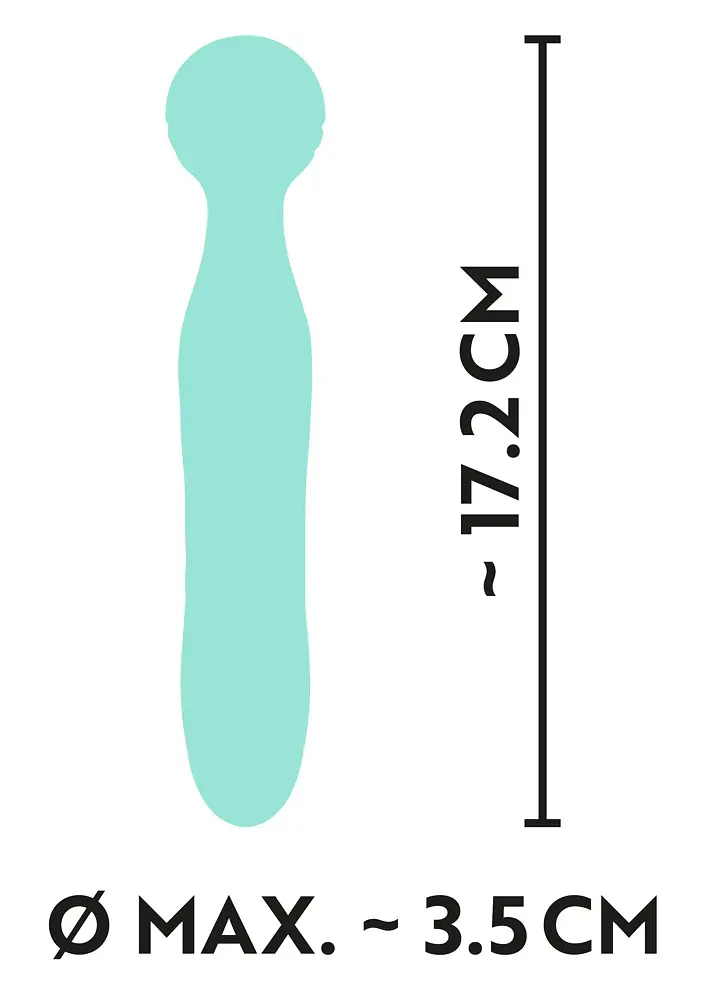 Вібратор Cuties Orion Mini 17.2 см блакитний - фото 6