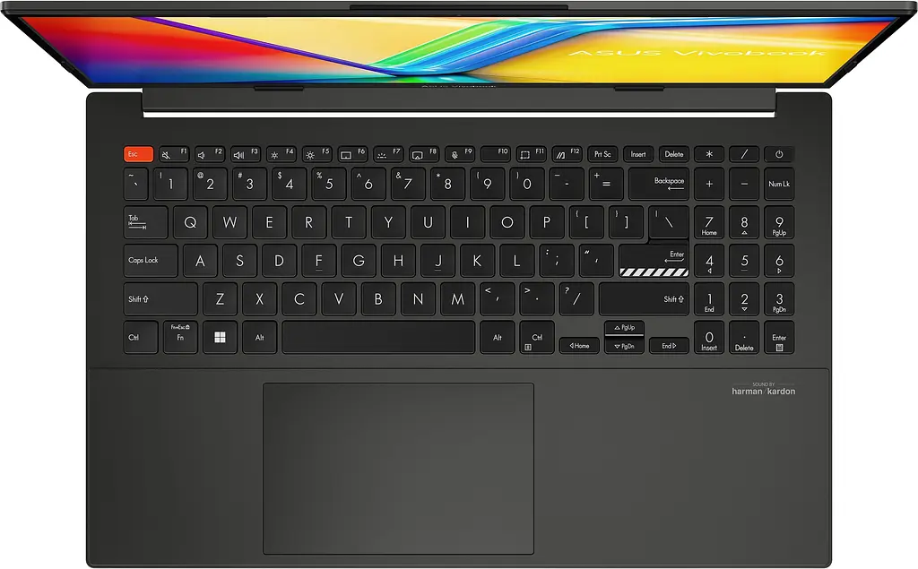 ASUS Vivobook S 15 K5504VN-L1032WS 15.6' FHD OLED, Intel i5-13500H, 16GB, F512GB, IntelA370M-4, Win11, Черный (90NB0ZQ2-M00120) - фото 9