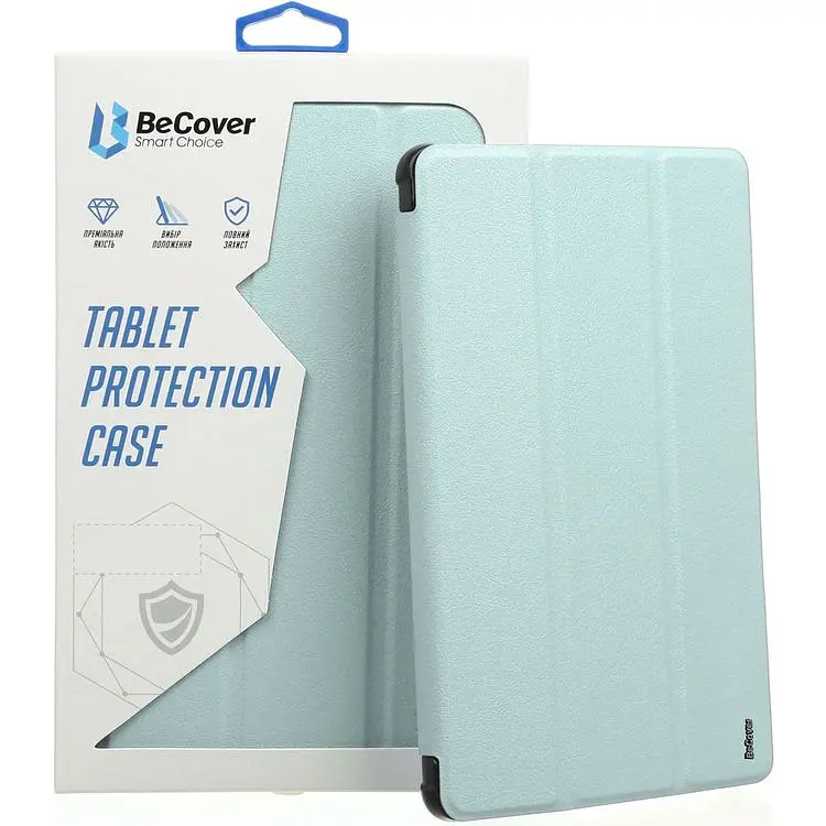 Чехол-книжка BeCover Tri Fold Soft TPU Silicone для Apple iPad Pro 12.9 2020/2021/2022 Light Blue (711737) - фото 6