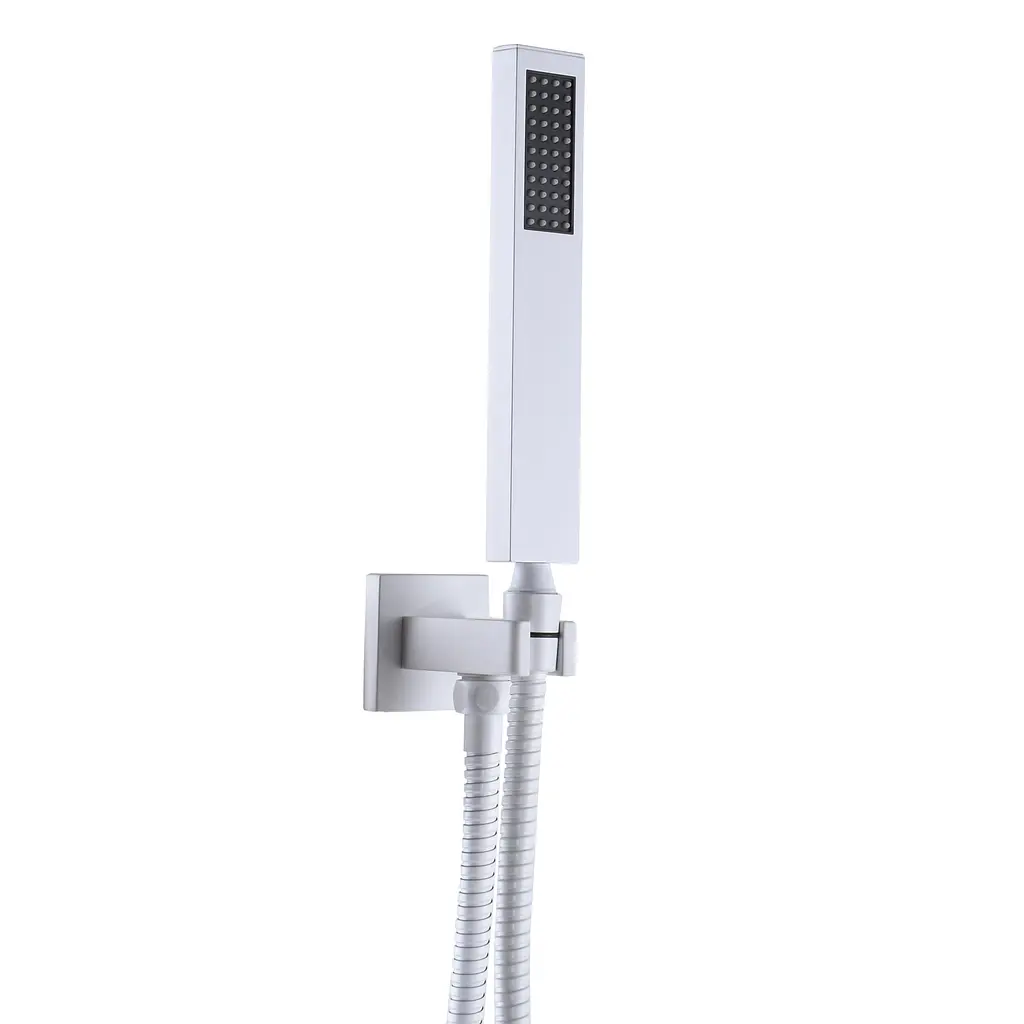 Душова система Topaz Lexi TLG 21205-H57-W, ручна та верхня лійка, горизонт.Білий гляне, Білий - фото 9