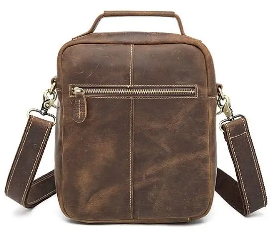Сумка кожаная мужская Vintage 22х28х6 см sum0012518 - фото 4