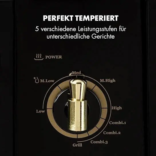 Встраиваемая микроволновка Klarstein Victoria 800 Вт (10032591) черный - фото 3