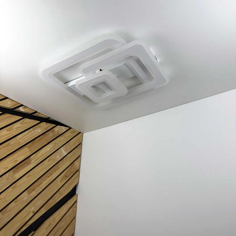 Світильник LED smart PHANTOM+пульт 120W білий квадрат Violux ( 220545 ) - фото 3