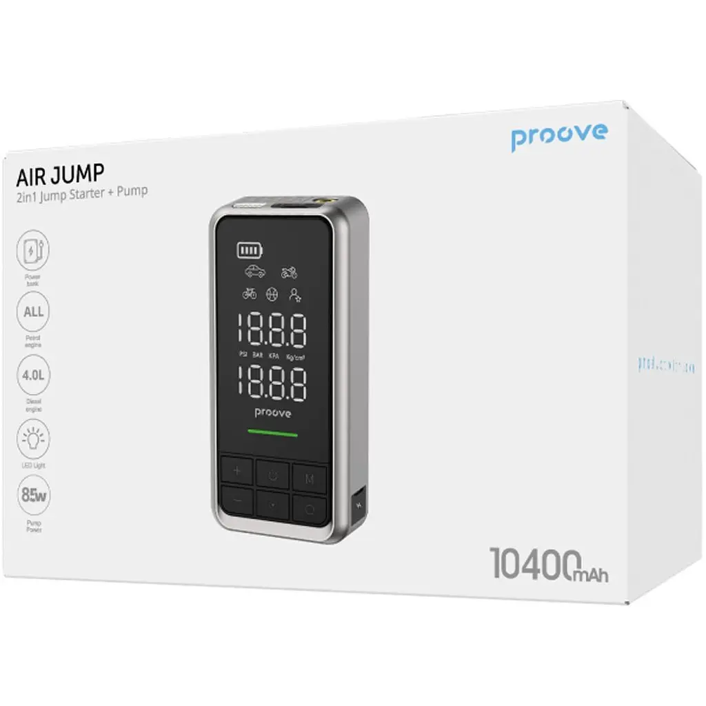 Пуско-зарядний пристрій Proove Air Jump 10400mAh (JSAP10400203) [136420] - фото 3