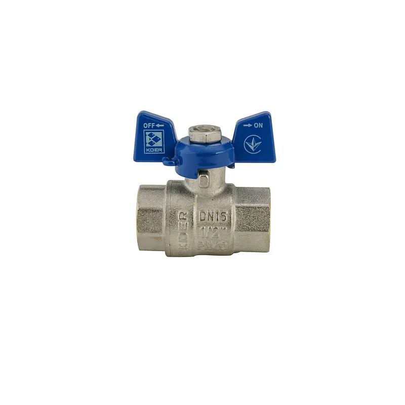 Кран кульовий Koer 1/2" ГГМ (KR.217.B) синій KR2719 - фото 4