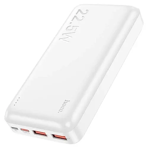 Універсальна мобільна батарея 20000 mAh, J101A "Astute", White, 22.5 Вт Hoco teh0027621 - фото 2
