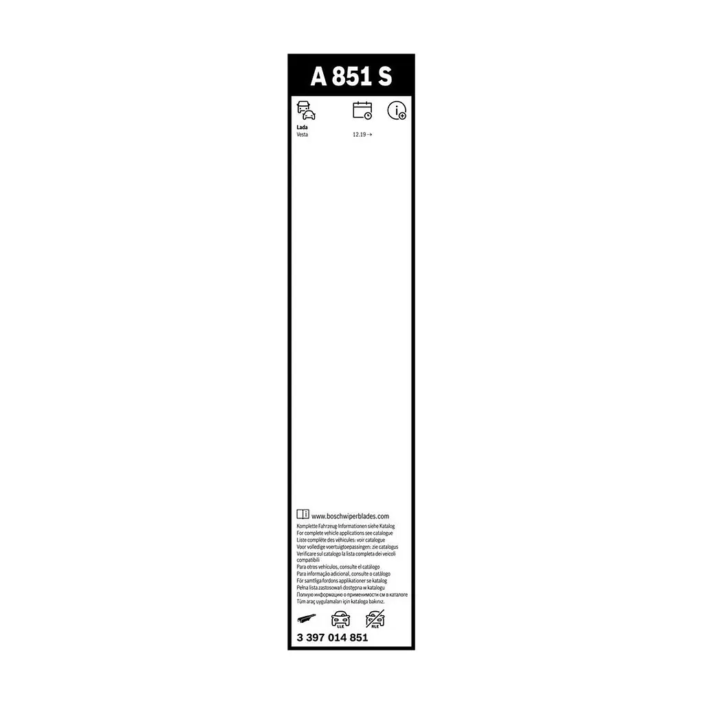 Щітка склоочисника Bosch 3 397 014 851 - фото 6