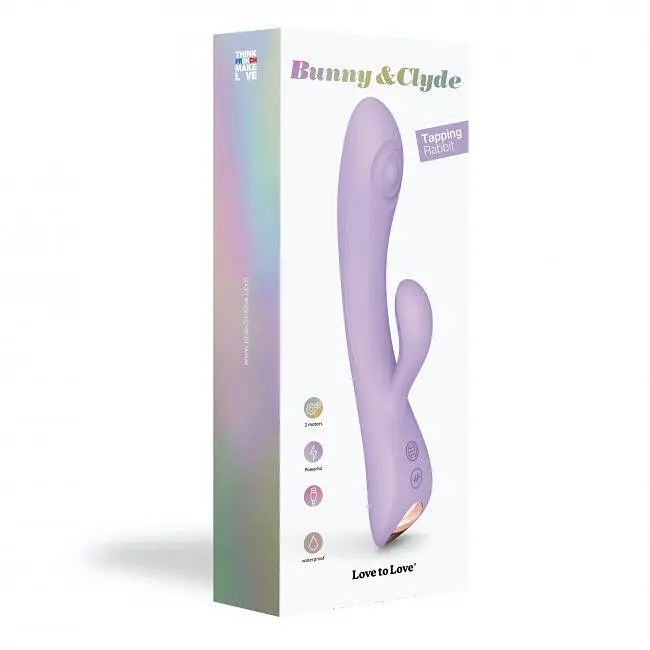 Вибратор-кролик Love To Love Bunny Clyde viva-mauve, 12х3.3 см сиреневый - фото 6