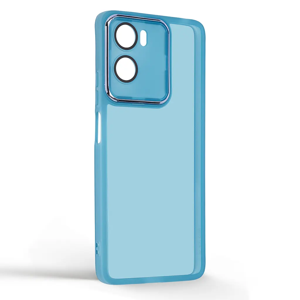 Защитный чехол для Motorola G06 4G/G06 Power 4G, Shade, синий, TPU+PC, матовый, защита всего корпуса, панель-накладка, противоударный, с большими бортами, амортизирует удары при падениях, ArmorStandart (ARM89068) - фото 2