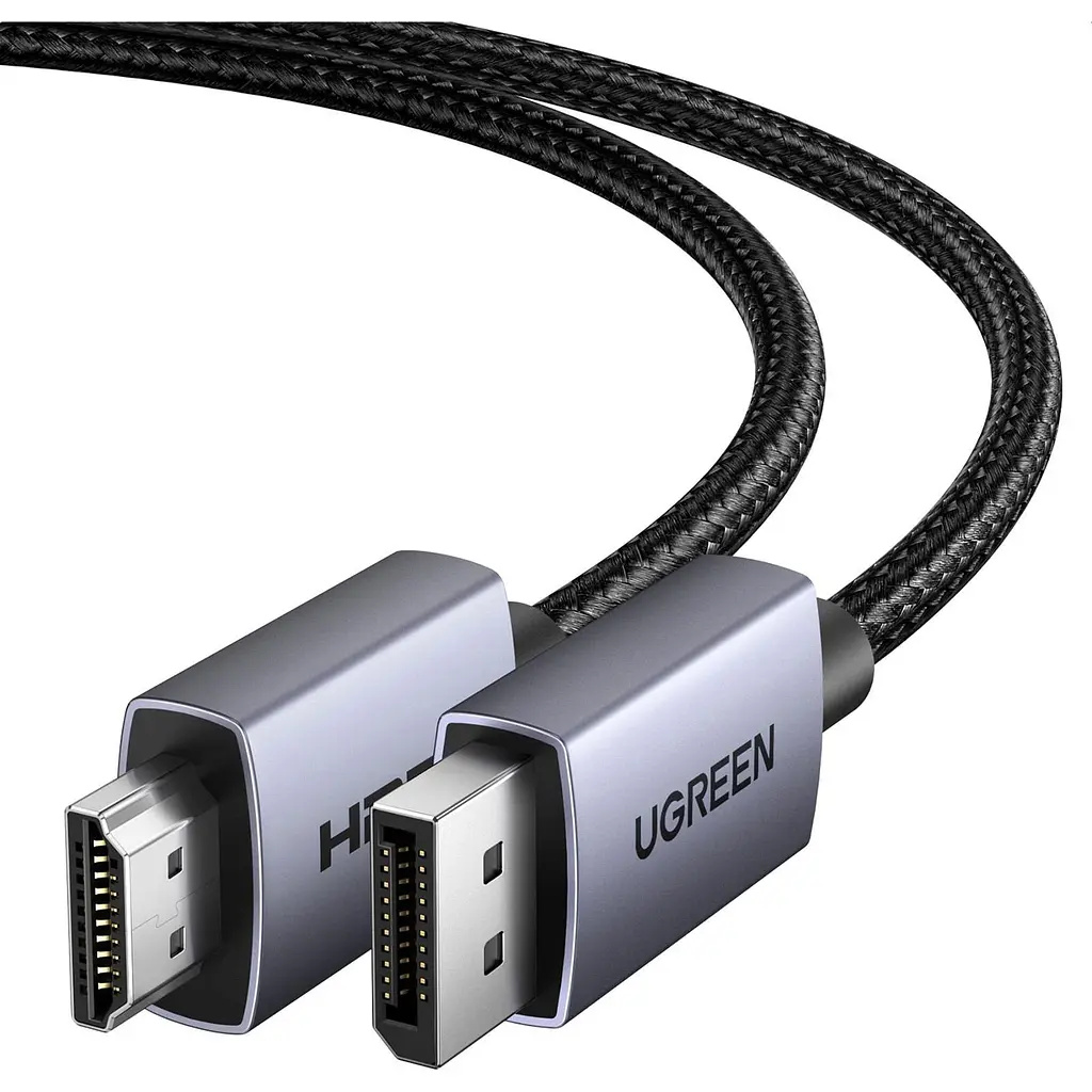 Кабель Ugreen DP125 DisplayPort to HDMI 2.0 4K 2m Black (35842) [140564] - фото 3