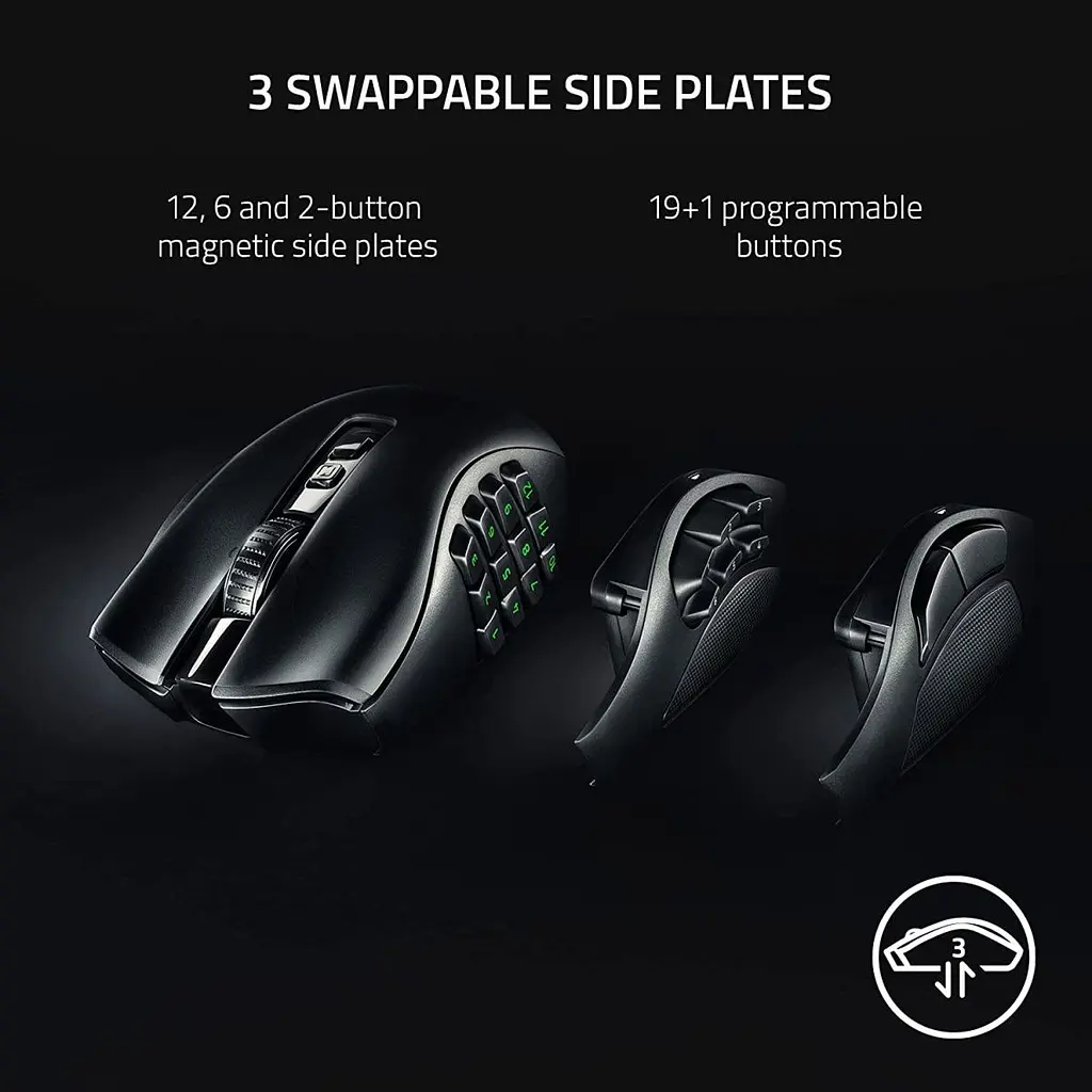 Миша Razer Naga V2 Pro Black (RZ01-04400100-R3G1) [78708] - фото 9