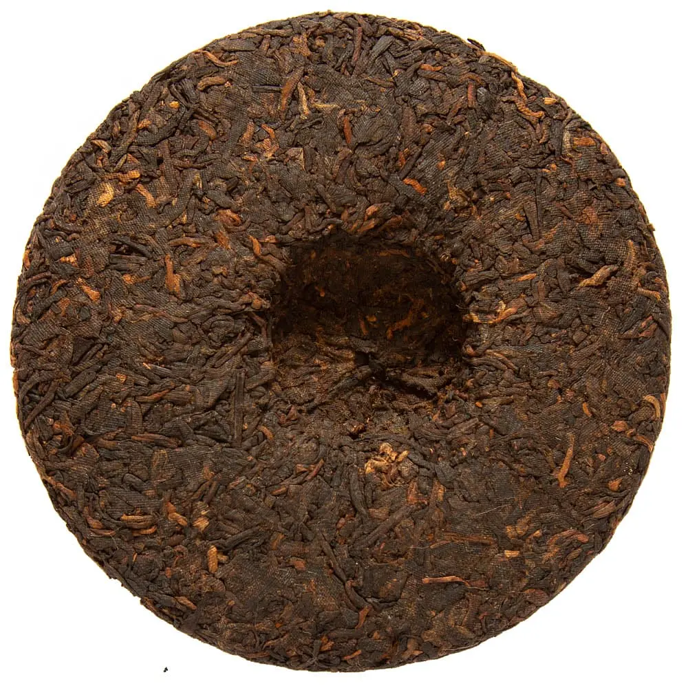 Чай Jinglong Tea Factory Шу Пуер Цзин Лун №1 2021 р. - млинець, 100 г - фото 8